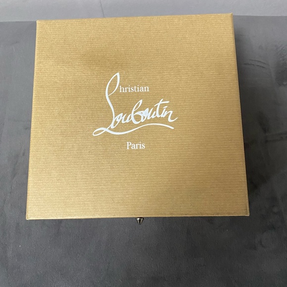 New Christian Louboutin Men's Monogram Happy Rui CL Logo Belt. SZ 90 $520 - Picture 6 of 7